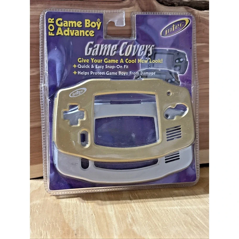Intec Console Covers for Nintendo Game Boy Advance NEW Silver & Gold